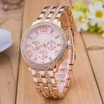 Axton Women Rose Gold Analog Watch 